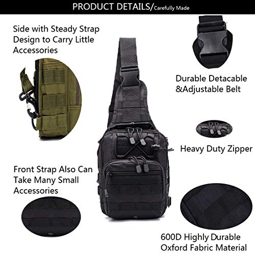 Tactical Backpack Outdoor Shoulder Bag Satchel Sling Chest Packs Daypacks