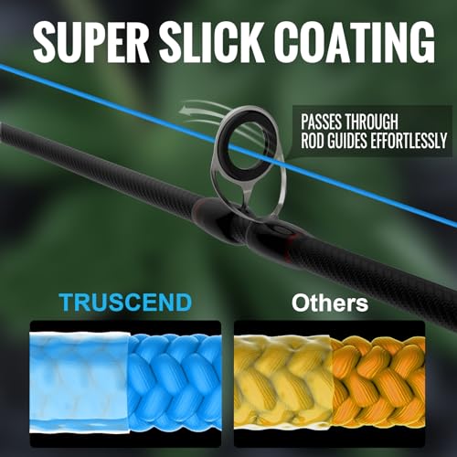 TRUSCEND X8 Braided Fishing Line, Durable and Valuable PE Braid Line for Professional, More Thinner More Smoother Performance for Casting Well, Must-Have Freshwater Fishing Gear, Fishing Gift for Men - color: Blue, size: 30 LB (300 yards)