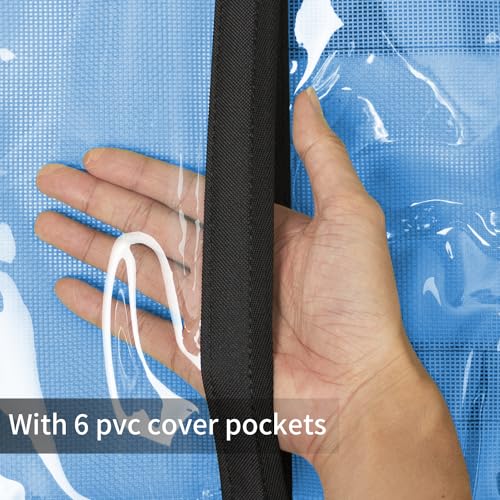 Lure Bag 6 Pocket PVC Protective Cover Durable Fishing Bag Trolling Lure Tackle Box - size: Medium