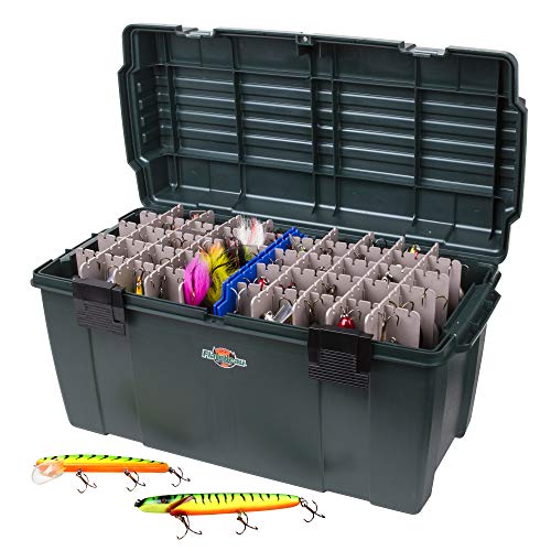 Flambeau Outdoors 6127ZR Maximizer Large Lure Storage Box with Zerust Anti-Corrosion Technology, [1] Dry Box, Deep Green