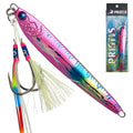 Pristis Angel Wings Vertical Jig, Saltwater Freshwater Fishing Lure for Tuna Grouper Cod Largemouth Striped Bass, Jigging Rod Metal Spoon Speed Pitch Fast Long Casting Sink, Deep Sea Fish - color: Rubine red, size: 1.4oz / 40g