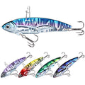 TRUSCEND Vibespinner Easy Catch Fishing Lures with BKK Hooks, Tail Spinner Baits with 4 Actions, Vibrating Swimming Flashing & Jigging for More Bites, Spoon Lures for Bass Trout Crappie Walleye Pike - color: C5-0.5oz-2.6"