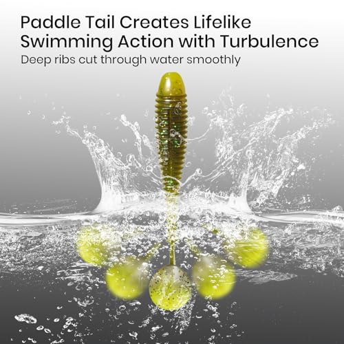 Pristis SwingShad, 35 pcs 3'' Paddle Tail Swimbaits, Soft Plastic Fishing Lures for Bass Crappie Smallmouth, Durable Swim Baits Sinking Swimmer Kit for Saltwater Freshwater Texas Carolina Fitness Rig - color: Common Shiner
