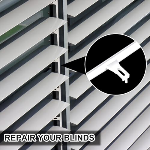 20 Pcs Shutter Repair Slider Connector Plantation Shutter Repair Kit Replacement Parts, 2 Connect 3.25" Center Spacing