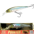 LUCKY CRAFT Pointer 78DD Freshwater Fishing Lure and Gear for Bass & Trout, 3 inch Deep Diving Suspending Jerkbait Fishing Line, Pressure-Ready Fish Bait, Premium Gear for Tackle Box, - color: 272 MS Ghost Minnow