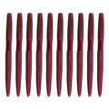 Soft Plastic Fishing Lures with Salted Hook Slot 10pcs FS/RE-09 - color: Color G