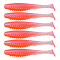6th Sense – Party Paddle 4.3" – Saltwater Swimbait – Inshore Fishing – Redfish/Trout/Snook – Paddle Tail Soft Plastic - color: Shroom Show