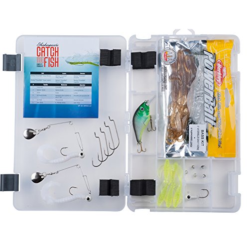 Shakespeare Catch More Fish Fishing Tackle Kit - color: Bass, style: Old Model
