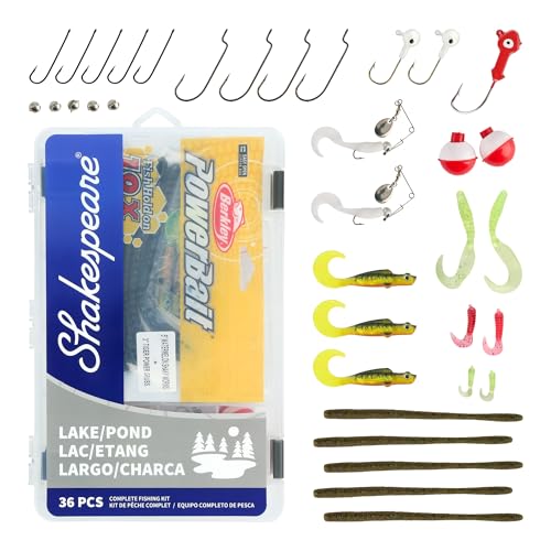 Shakespeare Catch More Fish Fishing Tackle Kit - color: Lake/Pond, style: New Model