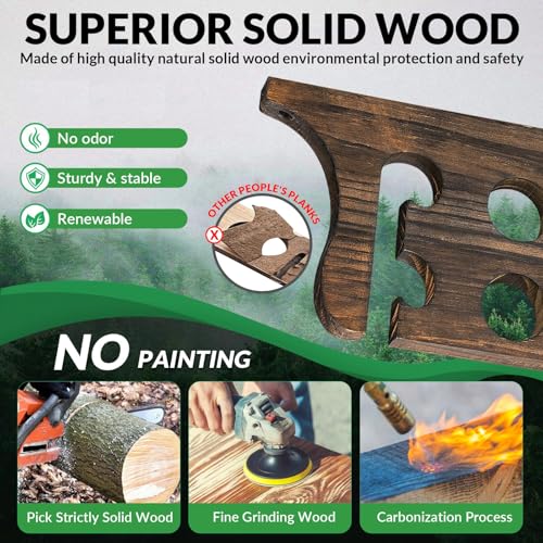 THKFISH Wood Fishing Rod Holders for Wall Ceiling, Holds Up to 7-10 fishing Pole Holders for Garage (1 set holds up 10 rods) - style: 1 set holds up 10 rods