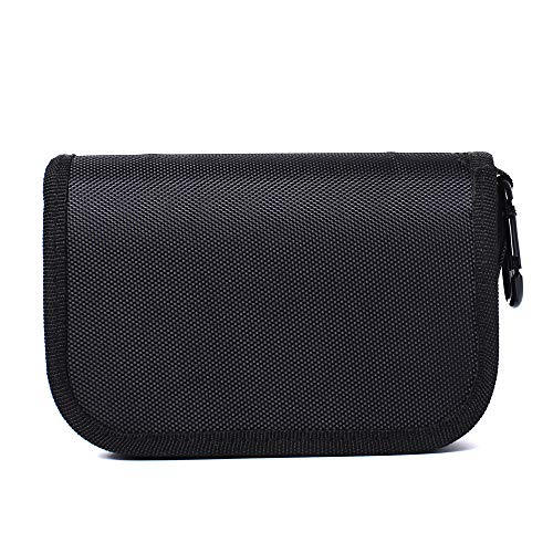 Kylebooker Fishing Lure Storage Bag Spinner Baits Wallet Case | Micro Flies Jig Hooks Box - color: Black