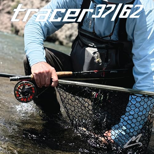MAVRK USA Fly Fishing Line | Euro Nymph & Floating Lines | Level ESN Mono & Weight Forward Designs | High Visibility, Low Stretch, Freshwater Trout - color: Tracer 62, size: Medium