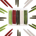 Wacky-Worms-Bass-Fishing-Lure-Kit-Wacky-Rig-Worms-Soft-Plastic-Stick-Baits3 4" 5" 6 inch - color: 4 inch 30 pcs