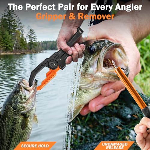 PLUSINNO Fishing Gear, Fishing Backpack with Fishing Rod, Tackle Box, Waterproof Tackle Backpack with Rod Holders,Lures, Tools, Pliers & Accessories, Fish Gifts for Men - color: Orange rod