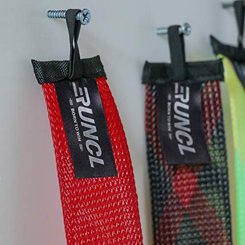 RUNCL Fishing Rod Sleeves & Reel Bags, Spinning/Casting Rod Socks & Spinning/Baitcasting Reel Covers - Protection Solution, Space Saver, Perfect Storage - Fishing Pole Sleeves & Reel Pouch (2 Pack) - color: Casting Rod Sleeves*2pcs,(Red)