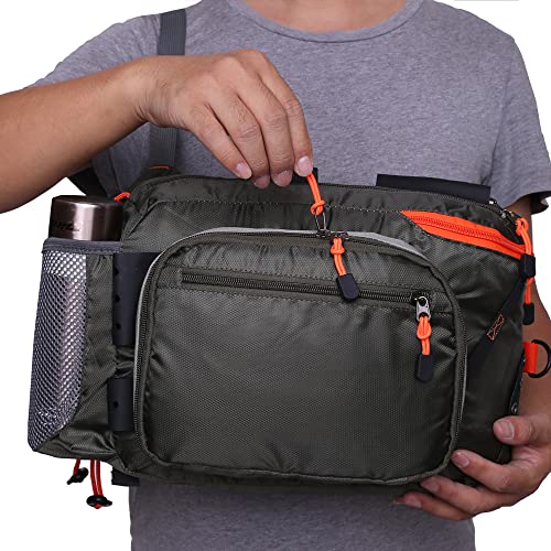 Raprance Fly Fishing Sling Pack Chest Bag Fishing Tackle Storage Shoulder Bag