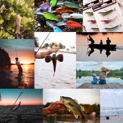 EXAURAFELIS Diving Crankbait Lures Fishing Gear Fishing Lure for Saltwater Freshwater swimbaitsfor Bass Trout Crappie Walleye Pike Bluegill Salmon Fishing Gifts for Fisherman