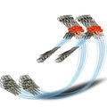 YOTO Fishing Leaders,Saltwater Tackle Rig with Swivels Snap, High-Strength Fishing Wire Gear Equipment for Lures Bait Or Hooks,1Arm and 2Arm - color: Blue Nylon Leaders, style: 1arm，24pack