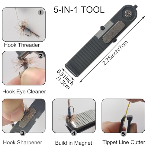 Eupheng Muti Function Fishing Pliers with Tippet Cutter Set Stainless Saltwater Resistant Hook Remover with Safety Lock,Split Ring Pliers,Braided Fishing Line Cutting Fishing Tool Set Gift for Men - style: Muti-Function Fishing Pliers +Tippet cutter