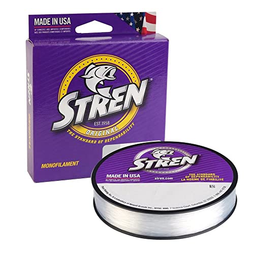 Stren Original Monofilament Fishing Line - color: Clear/Blue Fluorescent, size: 220yd, style: 30lb | 13.6kg