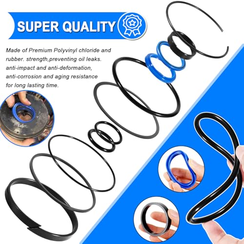 Hydraulic Log Splitter Cylinder Rebuild Seal Kit Suitable for 4.5" Bore x 1.75" Rod Cylinder - size: 4.5" Bore x 1.75" Rod