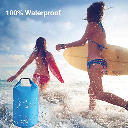 CMCOOPLX 10L/20L/40L/70L Waterproof Dry Bags, Lightweight Canoe Storage for Kayaking Rafting Boating Hiking Camping Travel Fishing Sea Swimming - color: Black, size: 70L