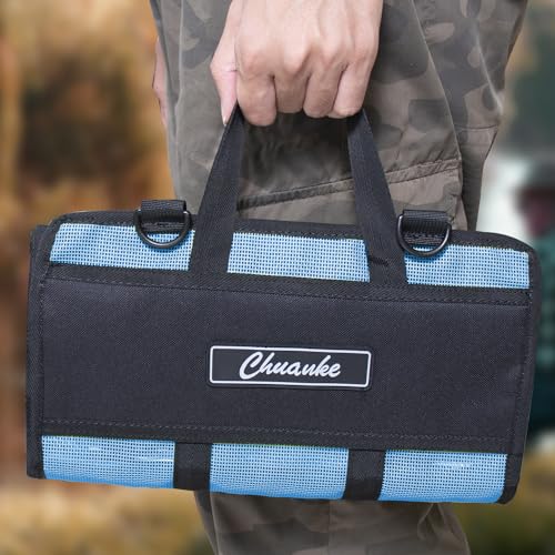 Lure Bag 6 Pocket PVC Protective Cover Durable Fishing Bag Trolling Lure Tackle Box - size: Small