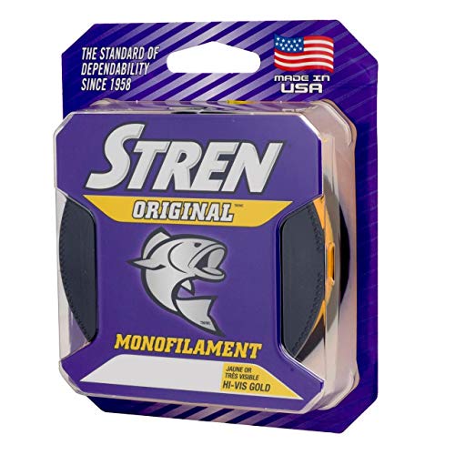 Stren Original Monofilament Fishing Line - color: Hi-Vis Gold, size: 330 Yd, Pound Test 8, style: 8lb | 3.6kg