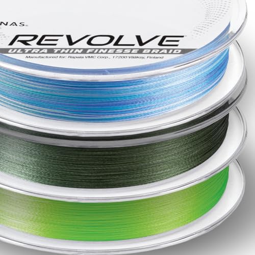 Sufix Revolve Braided Fishing Line, High-Performance Braid with Smooth Casting and Durability, Coastal Camo, 4 lb