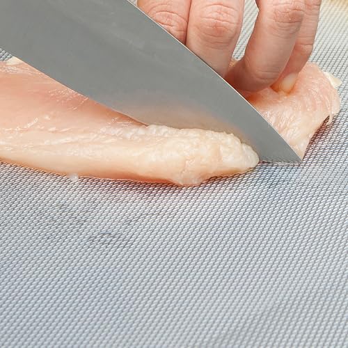 Mind Reader E-Z Board Disposable Plastic Cutting Board, Flexible, 20 sf, Camping, 13.78"L x 3.35"W x 3.74"H, 2 Pack, Clear - style: 2 Pack