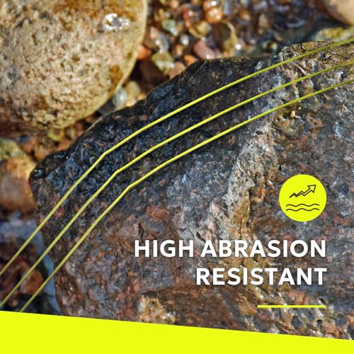 SF Fly Fishing Backing Line Braided Trout Line - color: Fluo Yellow-100m, size: 20LB 100m/108yds