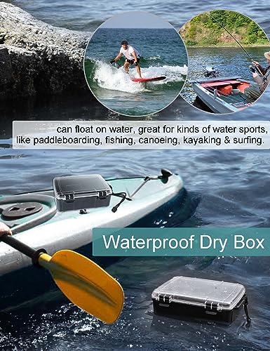 Avlcoaky Waterproof Box Dry Box Waterproof Containers Watertight Storage Box Dry Box Waterproof for Boat Kayak Dry Storage Box