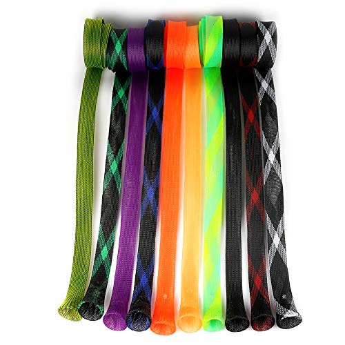 10Pcs Rod Sock Fishing Rod Sleeve Cover Protector Gloves Tools. Flat or Pointed End/Spinning or Casting Rods. Sea or Spinning Fishing Rod
