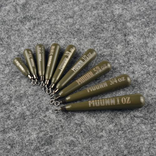 Tungsten Free Rig Weights,10Pcs Drop Shot Rig Weights Tungsten Fishing Sinkers, More Compact Than Lead Weights, Tie on Connect - size: 1/8oz - 10 Pack, style: No Chip Green Pumpkin