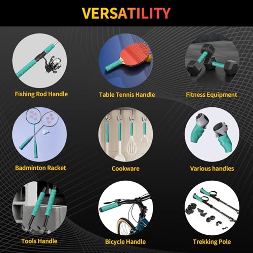 Heat Shrink tubing, Long 3.2 ft, Big Size 15-45mm, Insulation Non-Slip Waterproof (Green, 25mm) - color: Green, size: 25