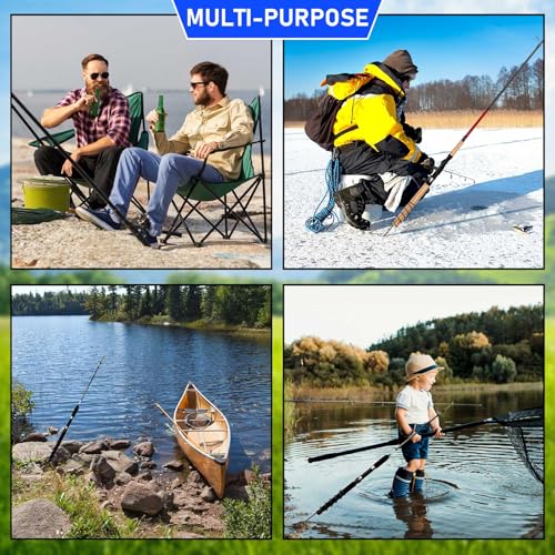Dunzy 4 Pcs Spiral Fishing Rod Holders Heavy Duty 1.75 Inch/1.9 Inch Diameter Metal Bank Pole Stand Spiral Rod Holder Insert Ground Rest Stand for Fishing on Lakes and Streams