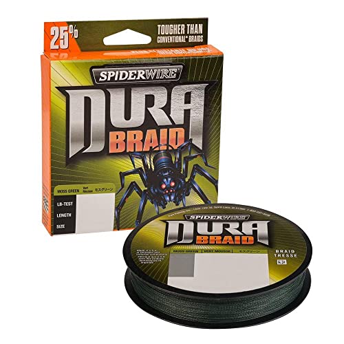 SpiderWire DuraBraid Braid Fishing Line - color: Moss Green, size: 30lb - 500yd