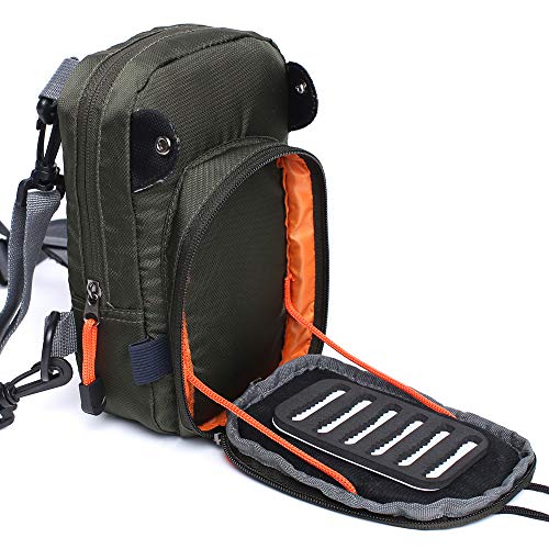 Raprance Fly Fishing Chest Waist Pack Sling Bag - Fishing Tackle Storage