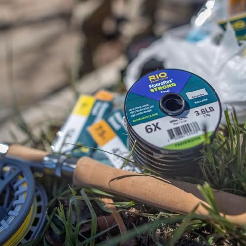 Rio Products Fly Fishing Tippet, Fluoroflex Strong Leader, 100% Fluorocarbon for Trout, 30YD Spool - size: 0.813mm