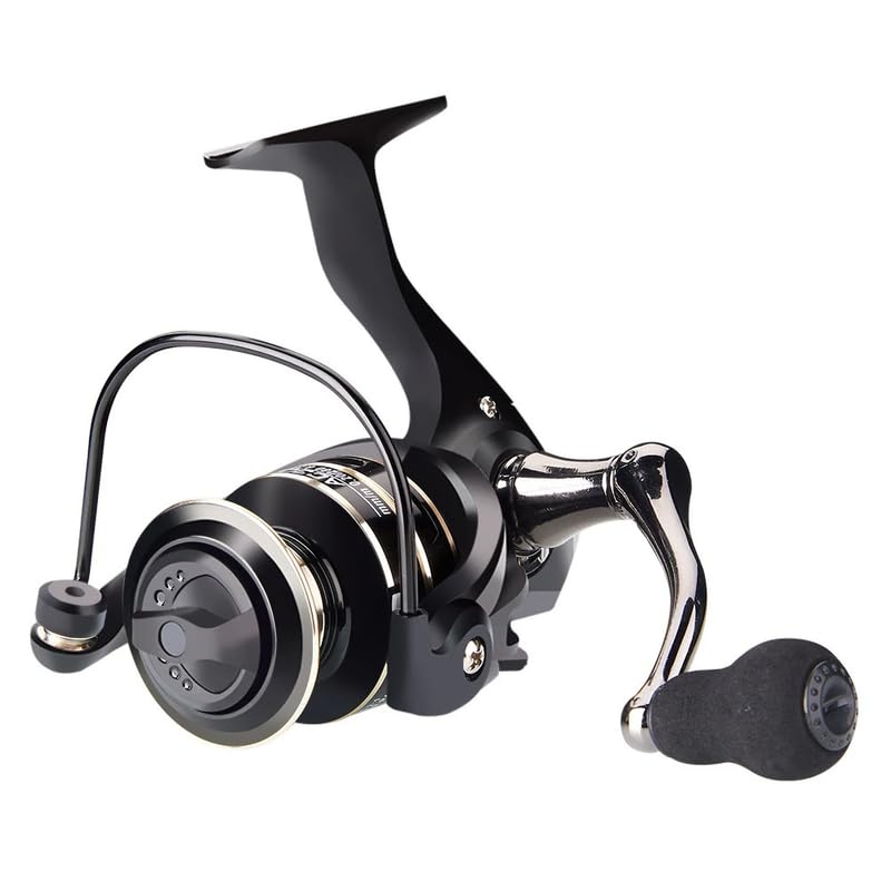 Fishing Reels - Metal Spinning Reel with U Shaped Wire Reel Seat, Saltwater Spinning Reel, Metal Body Baitcaster Reel, Baitcasting Reel, Spinning Reels for Freshwater Fishing - size: AC 5000