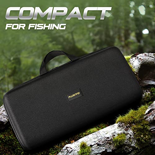 PLUSINNO Fishing Rod and Reel Combos Carbon Fiber Telescopic Fishing Pole with Reel Combo Sea Saltwater Freshwater Kit Fishing Rod Kit - color: Full Kit with Carrier Case, size: 7.87 ft