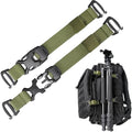 Molle Tactical Backpack Straps 24" Adjustable, Rush Tier System Molle Accessories for Military Assault Backpack Army Rucksack Attachment Nylon Compression Tie Down Strap for Tripod Gear, Sleeping Bag - color: Army Green 2Packs, style: Style B