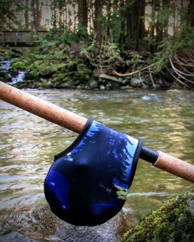 Fishing Reel Cover Reel Case Bag Pouch | Neoprene Material | for Centerpin, Fly, Ocean Reels - color: Old Growth