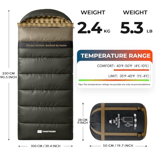 Cotton Flannel XXL Winter Sleeping Bags for Adults Big and Tall,Cold Weather 90x39 Inch Camping Sleep Bag,Waterproof Machine Washable 4 Season Outdoor Camping Gear,2-Way Zipper - color: Yellow, size: 5.3lb(40-50℉)