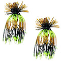 Spider Jigs, Multi Variants - Finesse Style Fishing Lures with Ultra Point 2/0 Hook & Buzz Cut Silicone Skirt