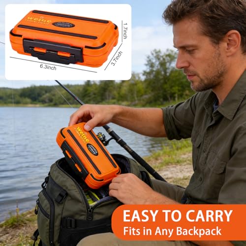 Fishing Accessories Kit, 308-Piece All-in-One Fishing Gear Set with Organized Tackle Box, Hooks, Weights & Rigs for Freshwater/Saltwater, Bass, Crappie - Perfect Fishing Gifts for Men