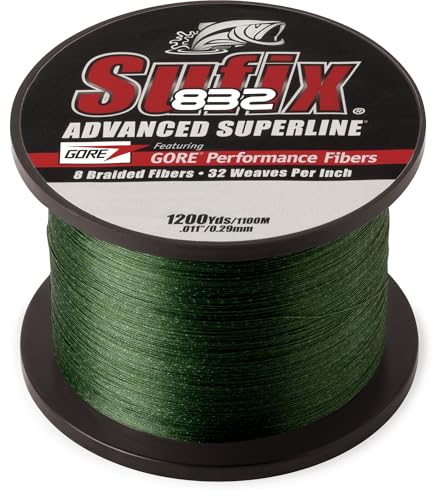 Sufix 832 Braid Line-1200 Yards - color: Multi, size: 30 lb