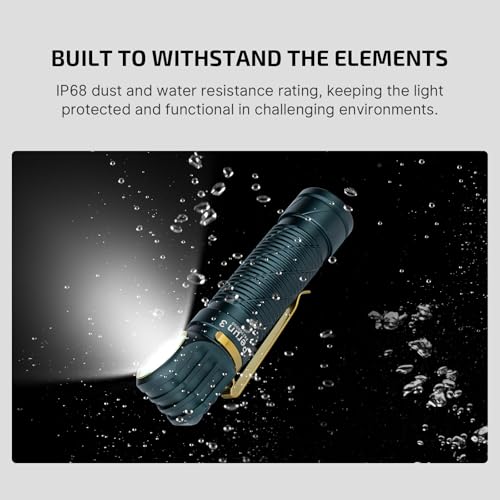 OLIGHT Perun 3 Rechargeable Headlamp Flashlight, 3000 Lumens LED Headlight with Red Light, Waterproof Head Lamp with Headband for Outdoor Camping, Hiking, Working (Dream Blue) - color: Dream Blue
