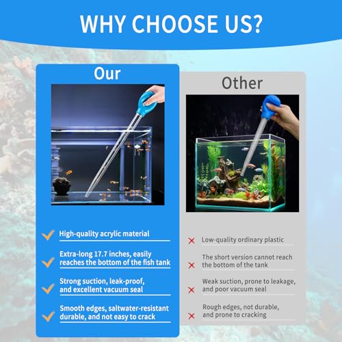17.7in 1 Pieces Long Pipette for Fish Tank Coral Food Feeder Long Syringe Reef Coral Food Spot Feeder Tube for Reef Aquatic Plant Spider Snake Lizard，for Axolotl Tank Accessories - size: 17.7 in Pipette (1 Piece)
