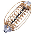10pcs Spring Fishing Feeder Carp Сrucian Bream Tackle Cage - color: Gold, size: 35g